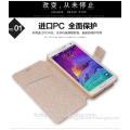 QWD wholesale premium for samsung note4 color leather mobile phone case flip cover phone case for samsung